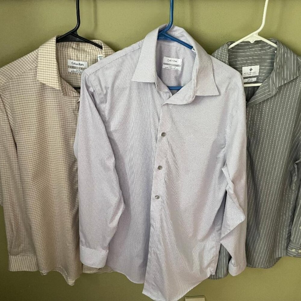 Men's Non-Iron Dress Shirts (3) - Size 15 32/33